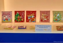 Screen showed these samples, printed by Chiyoda Gravure on its Truepress Pac 830F press, at Interpack 2026 Photo Nessan Cleary