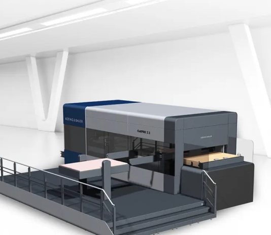With the CutPRO 2.1, Koenig & Bauer presents a flatbed die-cutter where high net outputs are the top priority