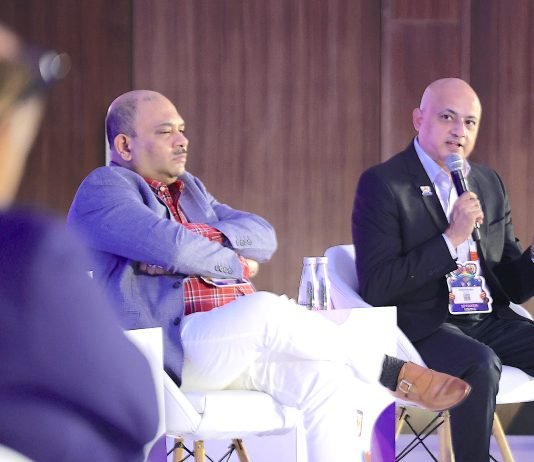 (R-L) Shrihari K Rao, president, Global Centre of Excellence (Beauty & Cosmetics), EPL, Kaushik Nag, CEO Flexibles & CPP, Jupiter Laminators, Ranesh Bajaj, CEO, Vinsak during the panel discussion