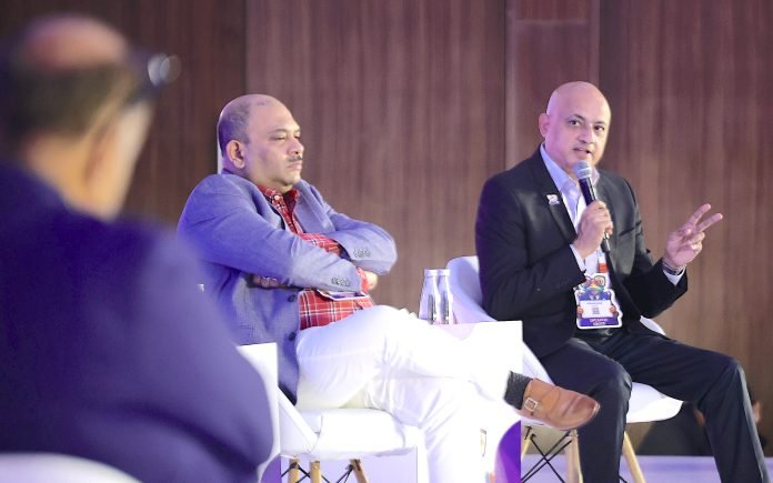 (R-L) Shrihari K Rao, president, Global Centre of Excellence (Beauty & Cosmetics), EPL, Kaushik Nag, CEO Flexibles & CPP, Jupiter Laminators, Ranesh Bajaj, CEO, Vinsak during the panel discussion