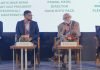 (L-R) Jainam K Shah, managing partner, Flexure Print N Pack; Primal Patel, director, Rang Roto Pack; Naresh Khanna, founder, Ipp Group; Kirti Panchal, director, Echaar Equipments at the FoodTekPack Conference 2026.