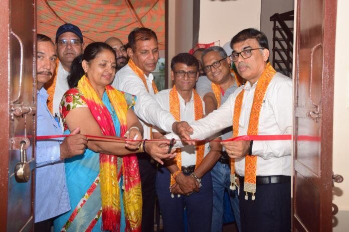 Siegwerk India leadership with Rajasthan Education Department officials during the ribbon-cutting ceremony at UPS Banbeerpur Siegwerk
