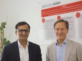 Ashish Saxena and Bobst Group CEO Jean Pascal Bobst at the Bobst Competence Center in Pune September 20226 Photo PSA