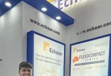 Echaar’s Flexocompact series CI flexo press Echaar