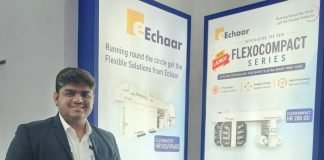 Echaar’s Flexocompact series CI flexo press Echaar
